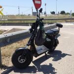 Imagen del patinete eléctricto intervenido por la Guardia CivilGUARDIA CIVIL28/05/2020