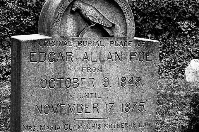 La tumba de Edgar Allan Poe, su última historia de miedo 