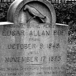 La tumba en su lugar original de Edgar Allan Poe