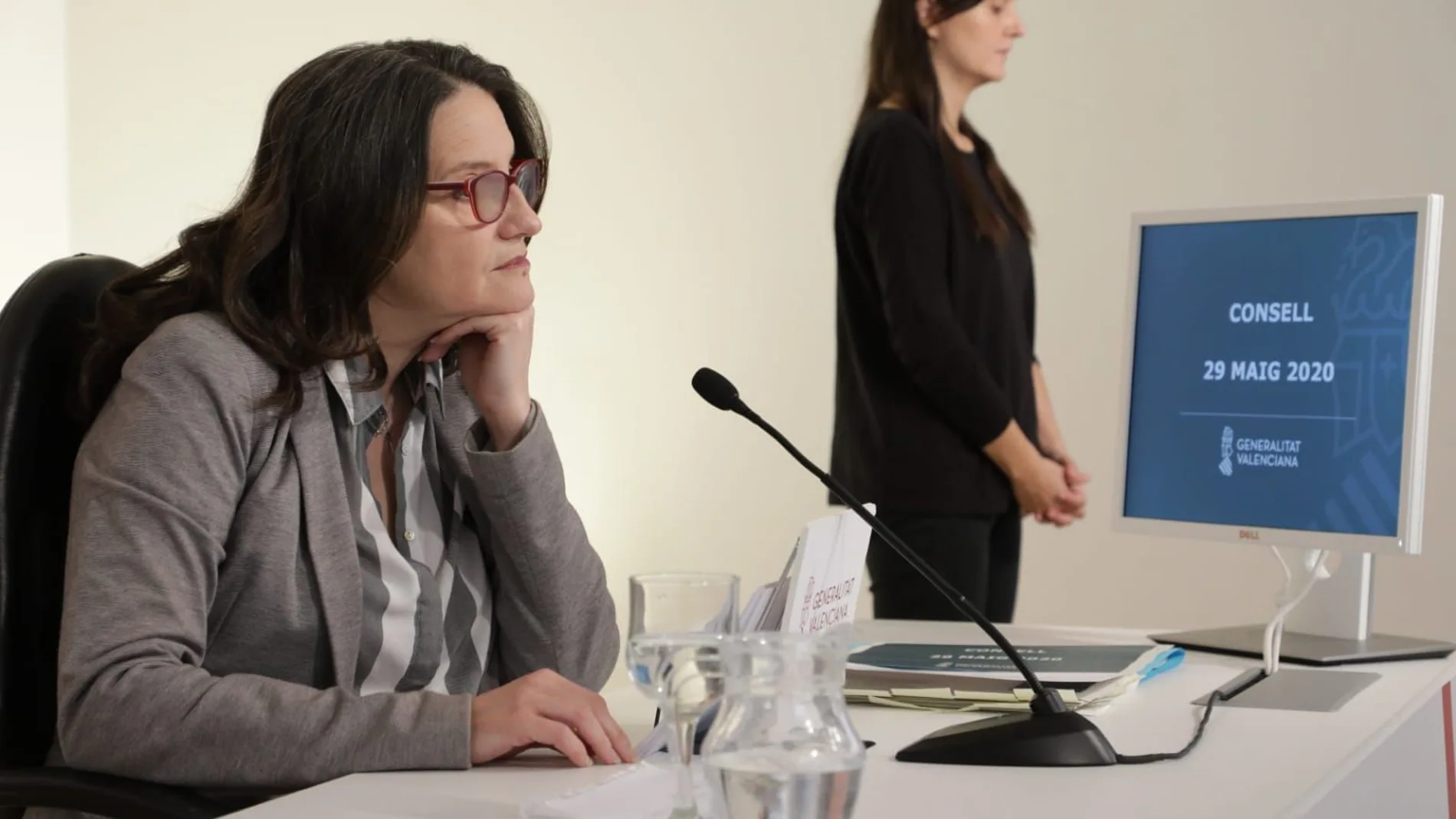 La vicepresidenta y portavoz del Consell, Mónica Oltra, informa sobre los asuntos tratados en el pleno del Gobierno valenciano