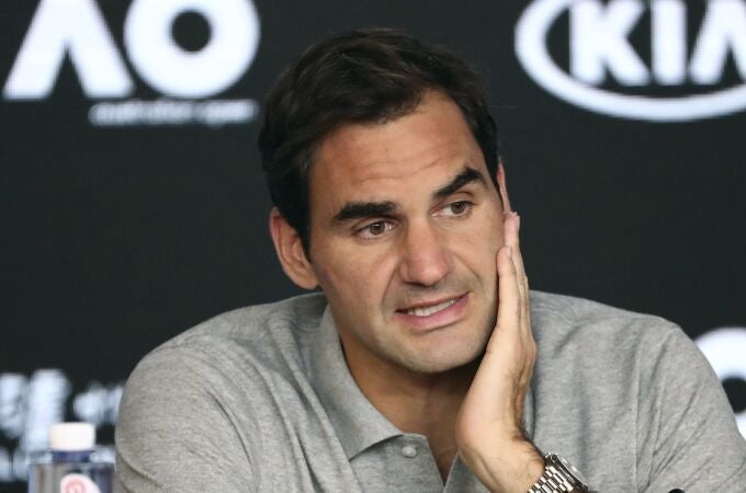 Roger Federer, en el pasado Abierto de Australia