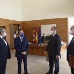 Luis Fuentes recibe a los máximos representantes de las instituciones propias de las Cortes