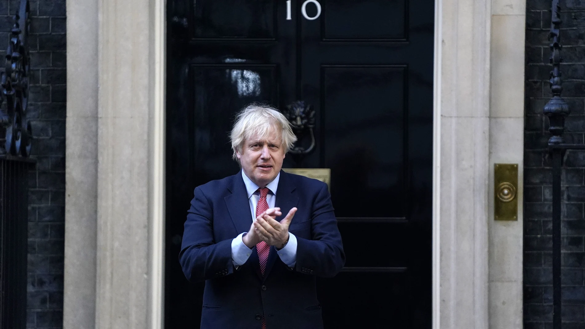 El "premier" británico, Boris Johnson, ayer en el número10 de Downing Street, en Londres