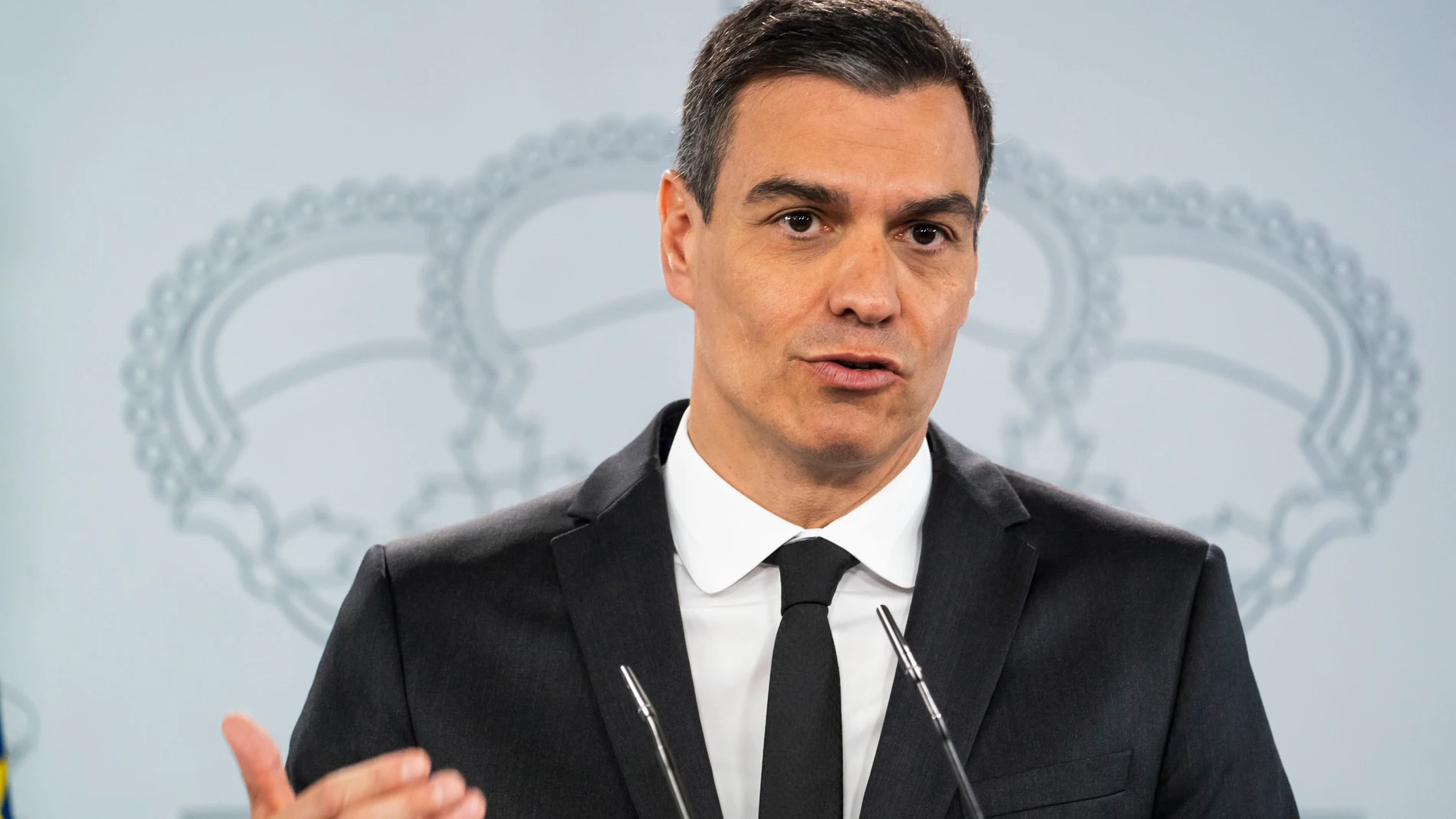 El presidente del Gobierno, Pedro Sánchez, comparece en rueda de prensa