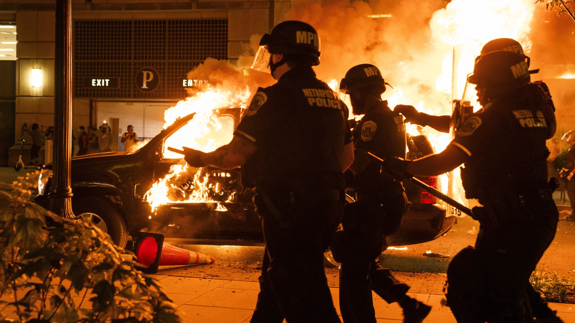 Disturbios violentos en Washington D.C