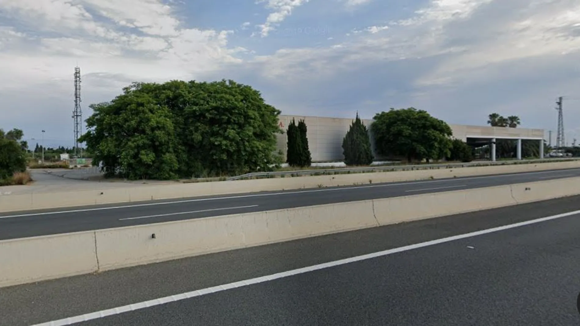 Imagen de la N-340 a su paso por Cox (Alicante)