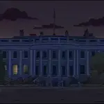 Imagen de la Casa Blanca apagada en &quot;Los Simpson&quot;