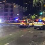 La Policía cortó calles durante una protesta de Black Lives Matter en Las Vegas