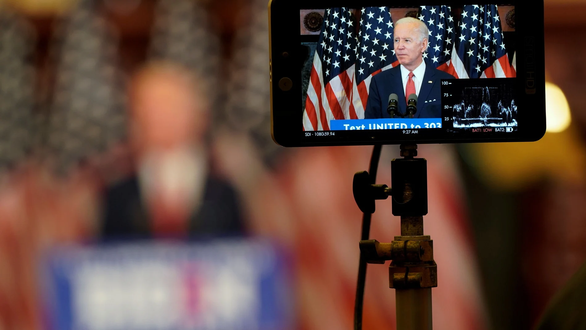 Democratic U.S. presidential candidate Joe Biden speaks at event in Philadelphia