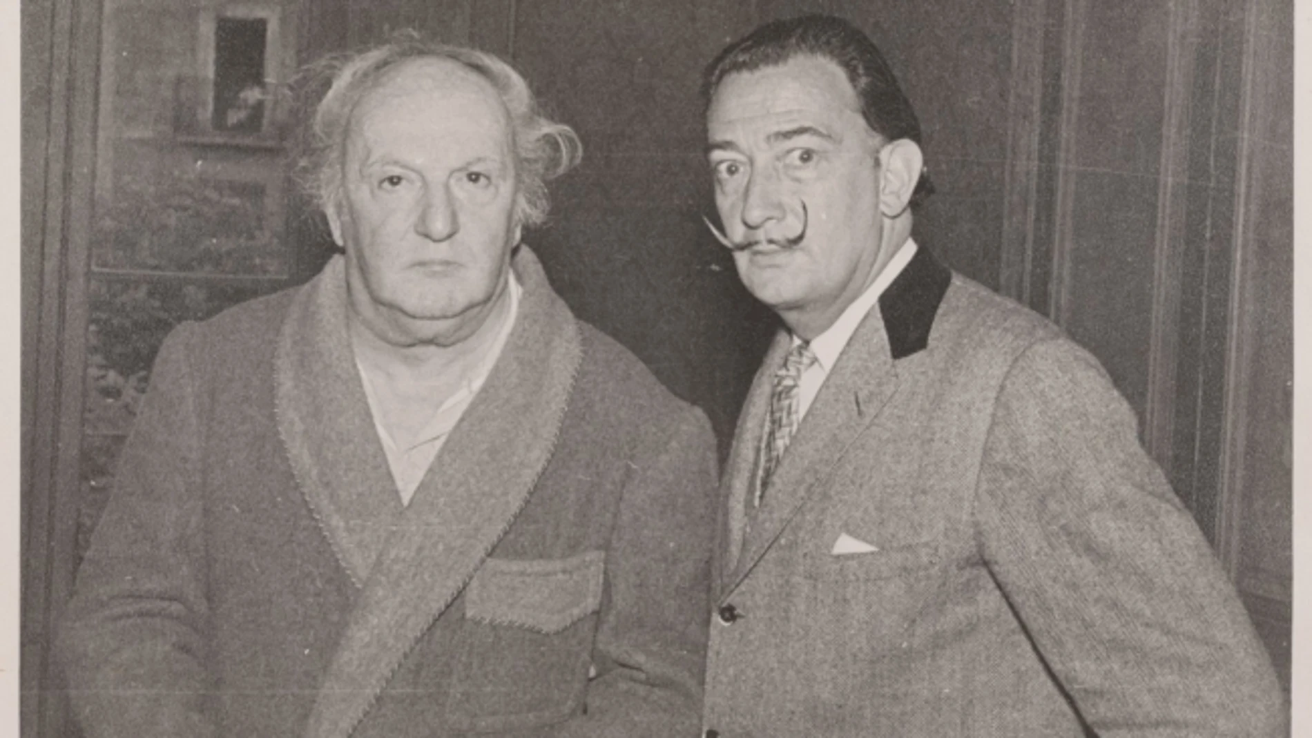 Francesc Pujols y Salvador Dalí