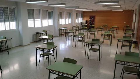 Las clases del instituto de Massamagrell están preparadas para guardar la distancia de seguridad