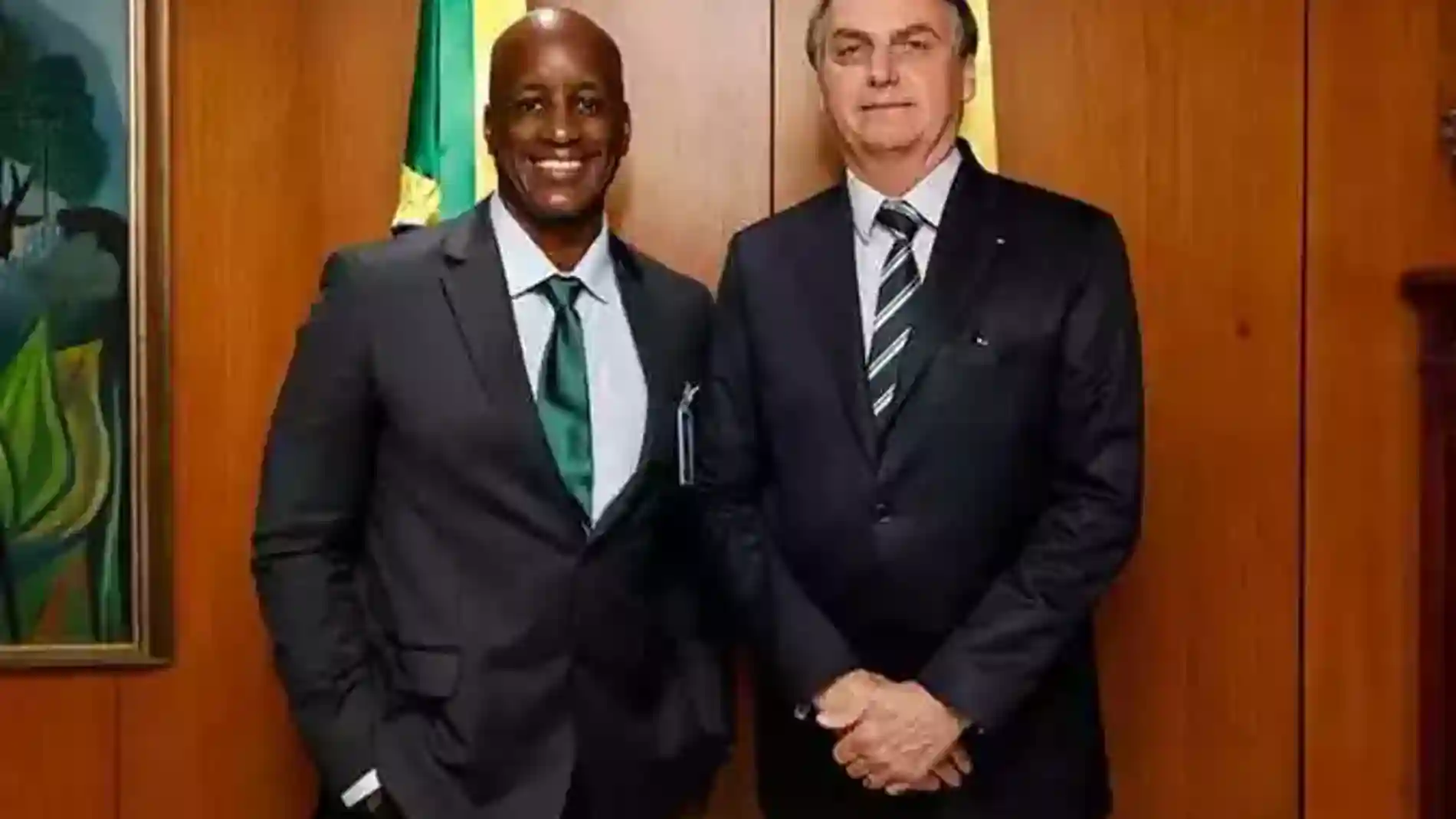 Sergio Camargo con Jair Bolsonaro