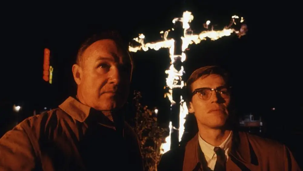 Gene Hackman y Willem Dafoe en &quot;Arde Mississippi&quot;