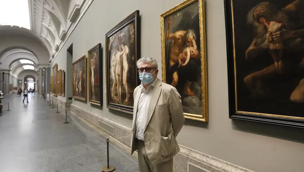 MADRID, 04/06/2020.- El director del Museo del Prado, Miguel Falomir, posa en la Galería Central de la Pinacoteca.