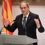 El presidente del Govern, Quim Torra