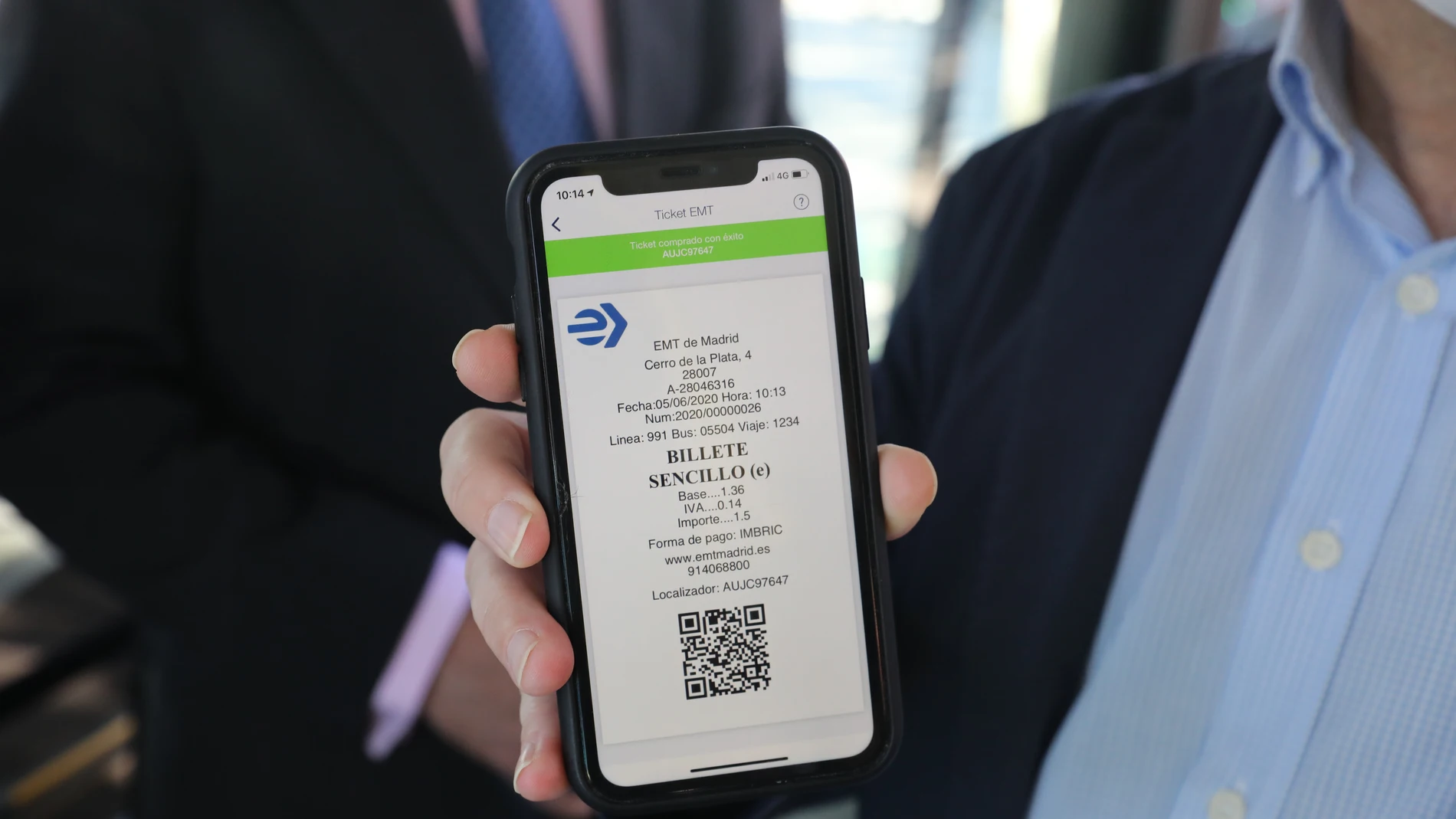 Madrid presenta un nuevo sistema de pago para los autobuses de la EMT