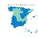 Mapa de la desescalada