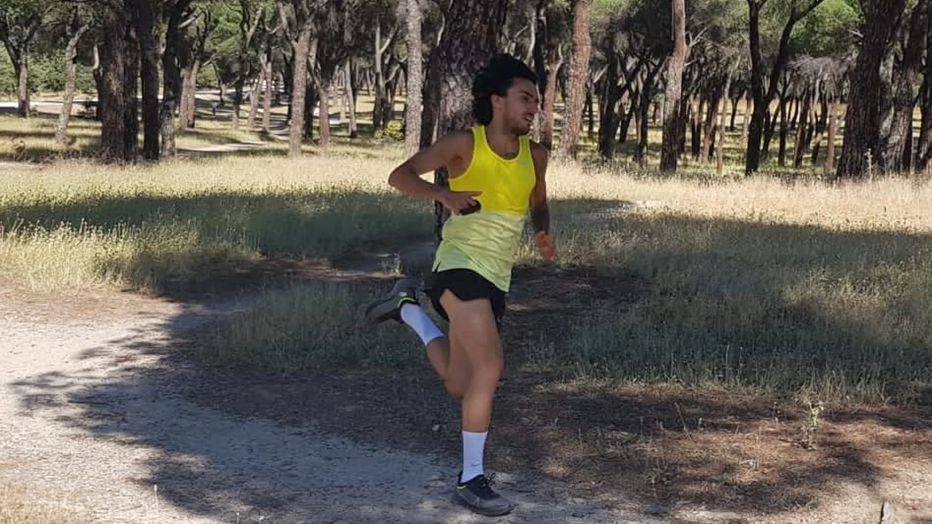 Fernando Carro entrena tras el confinamiento