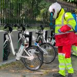 Desinfección de bicicletas de BiciMad