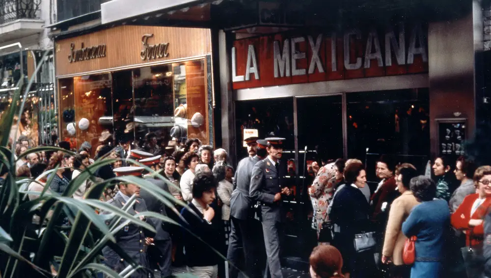 Imagen de la La Mexicana en la época de la Transición.