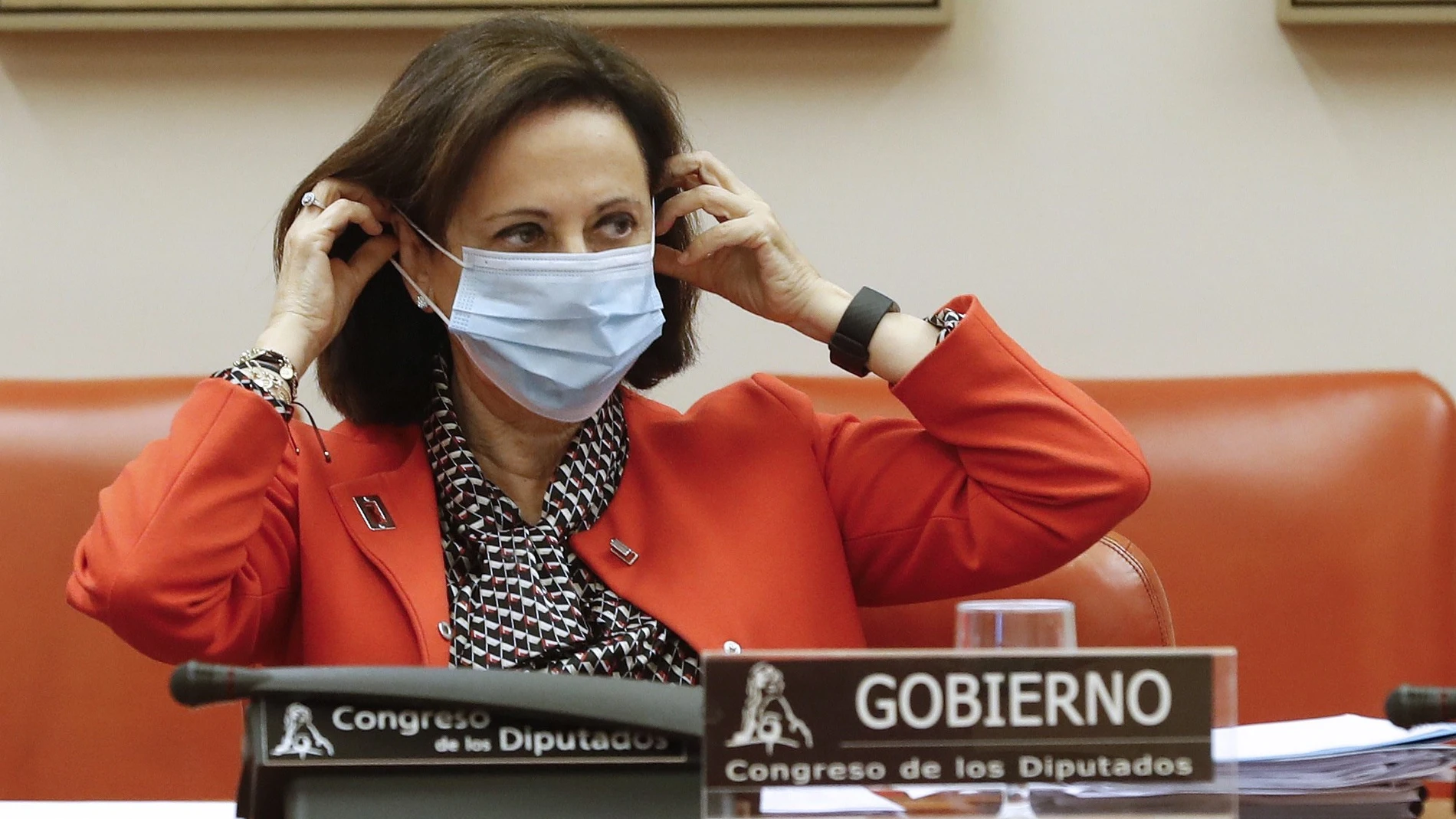 La ministra de Defensa, Margarita Robles, comparece ante la Comisión de Defensa del Congreso