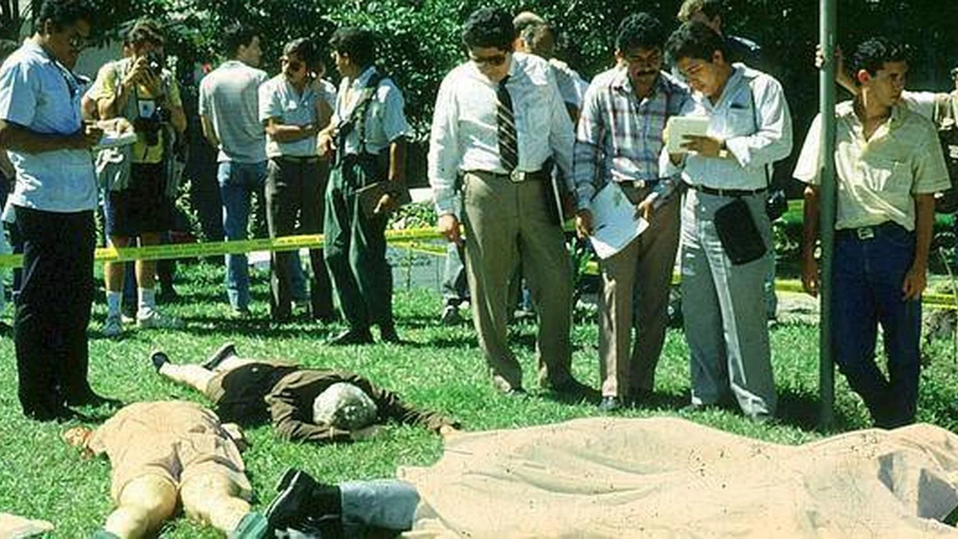 Lugar de la matanza en la Universidad Centroamericana de San Salvador