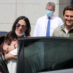 Malú y Albert Rivera reciben el alta médica tras el nacimiento de su hija Lucía, en Madrid (España), a 08 de junio de 2020.