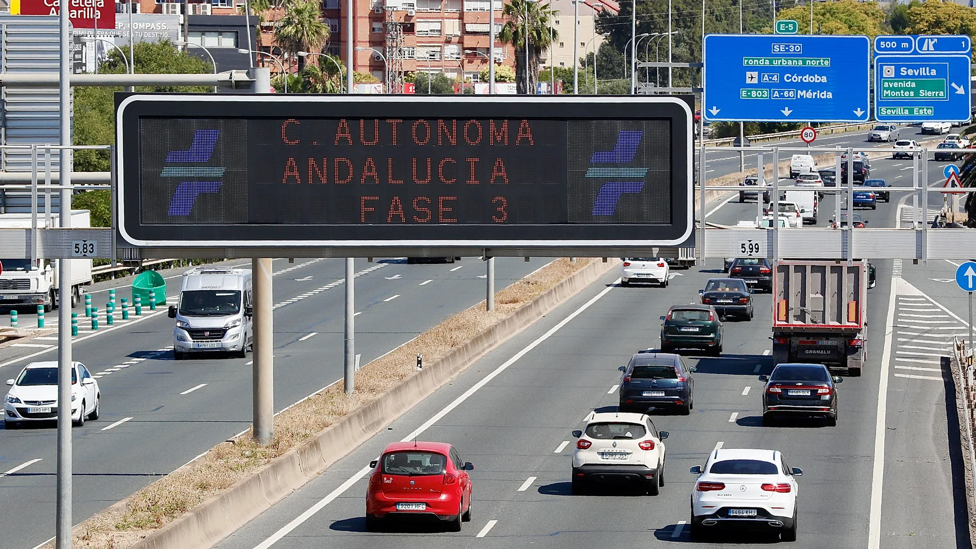 Movilidad interprovincial en la fase 3 de la desescalada en Andalucía
