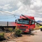 Imagen del camión accidentado cedida por el CEISIMAGEN DEL CEIS08/06/2020