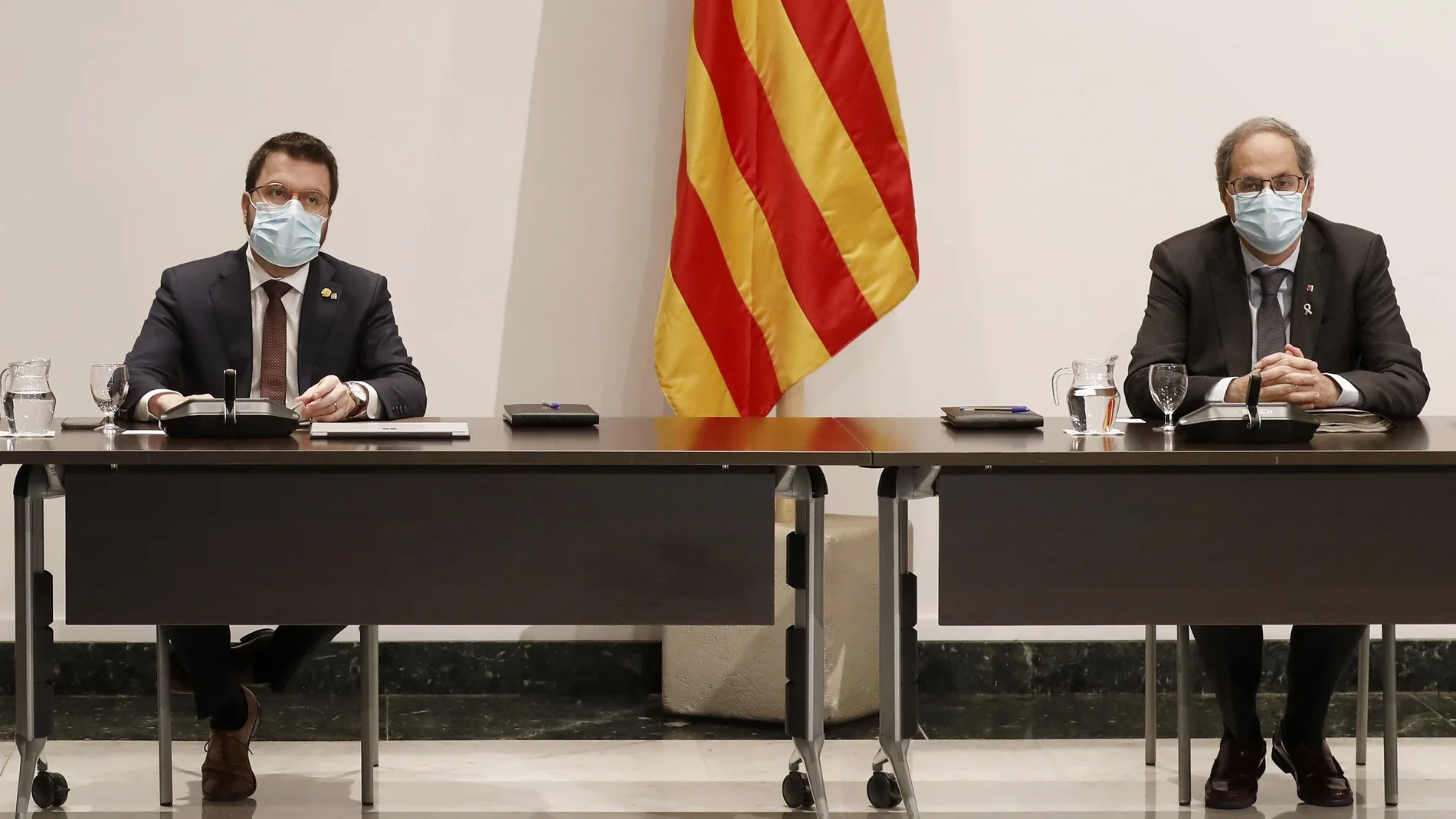 Reunion semanal del gobierno catalán