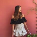 Rocío Osorno y el conjunto de Zara que parece un vestido.