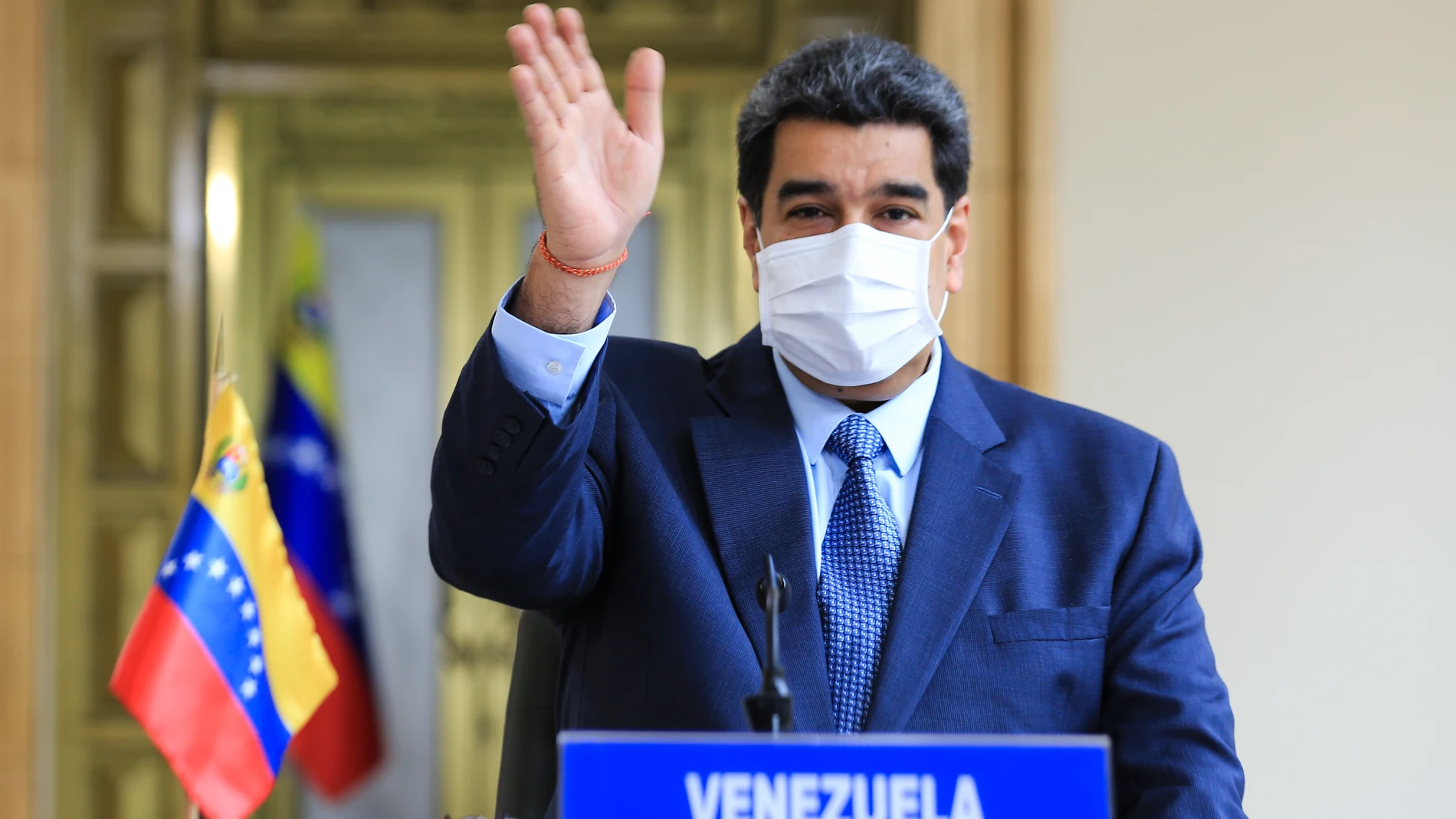 Venezuelan President Maduro videoconference meeting