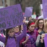 Manifestación del 8 de Marzo, Día Internacional de la Mujer
