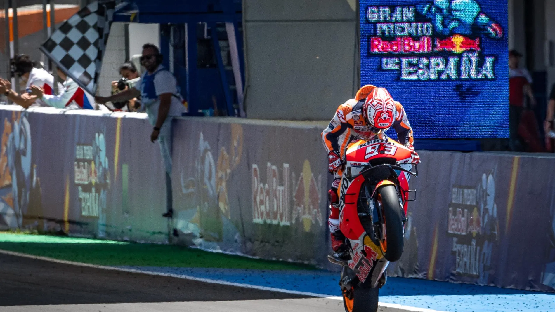 Marc Márquez, en el circuito de Jerez en 2019.