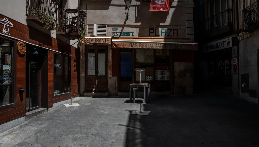 Una imagen de las calles vacías de Toledo