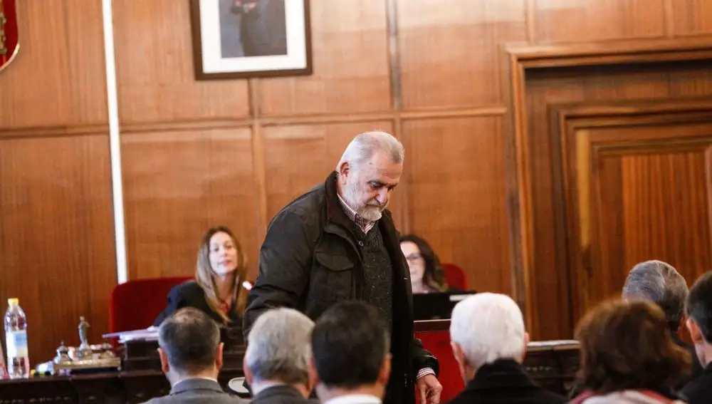 En la imagen, Antonio Rodrigo Torrijos, durante el juicio