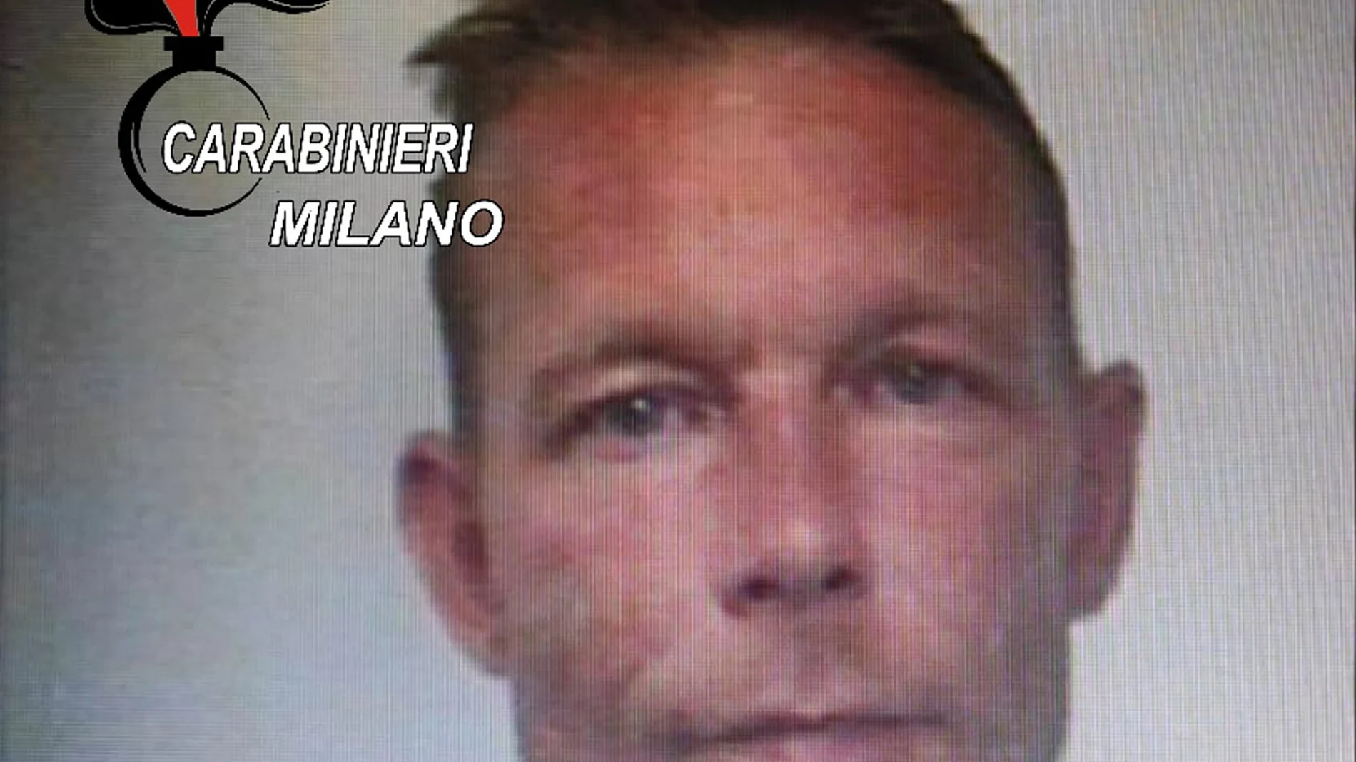 Imagen de la ficha policial de Brueckner cuando fue detenido en Italia por un delito de tráfico de drogas
