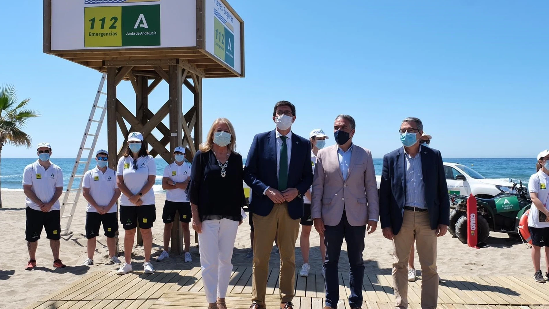 Coronavirus.- La Junta pone en marcha el plan de playas, dotado con 34,5 millones: "Serán las más seguras de España"