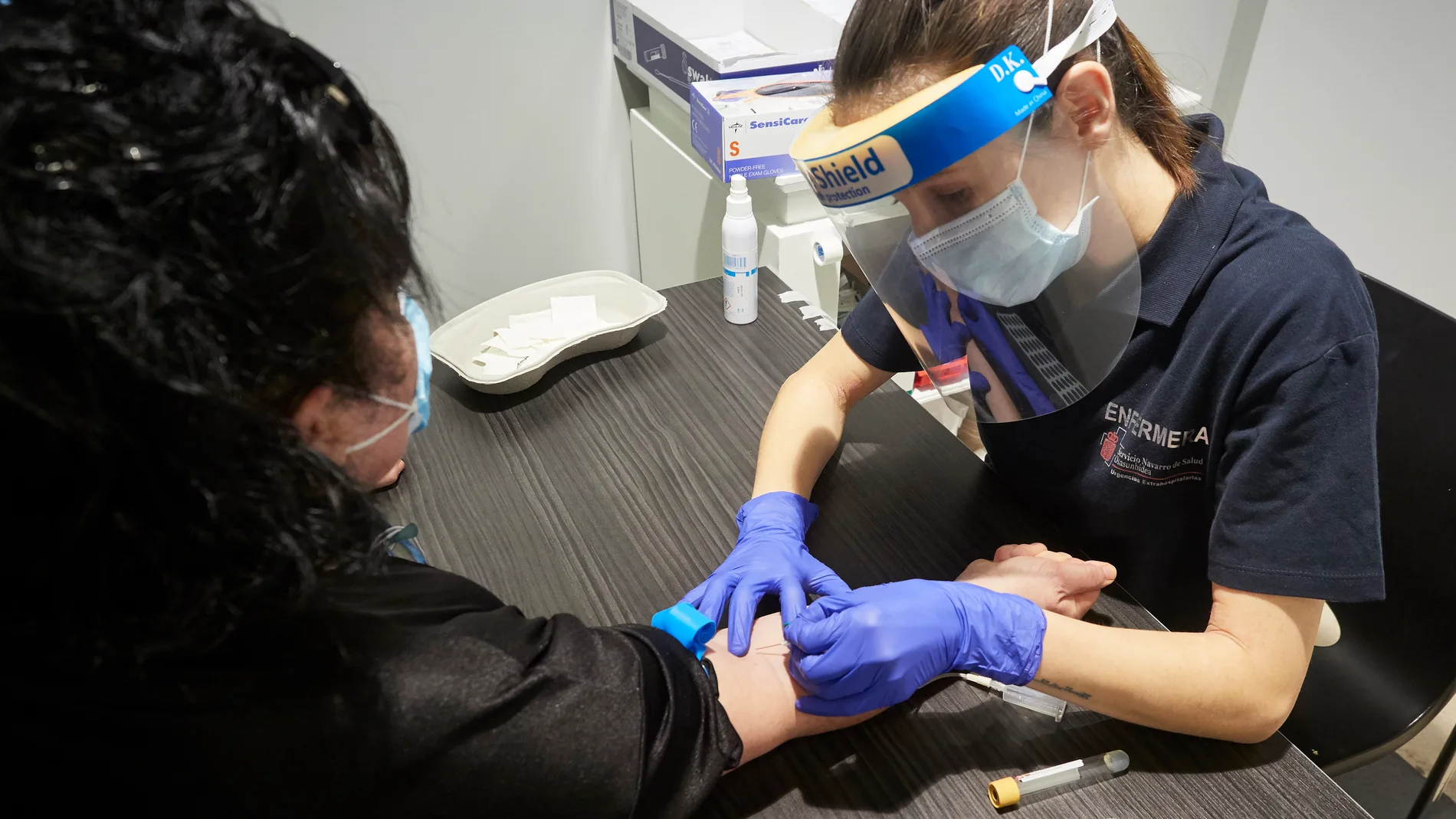 Test de COVID-19 a profesionales sanitarios en Navarra