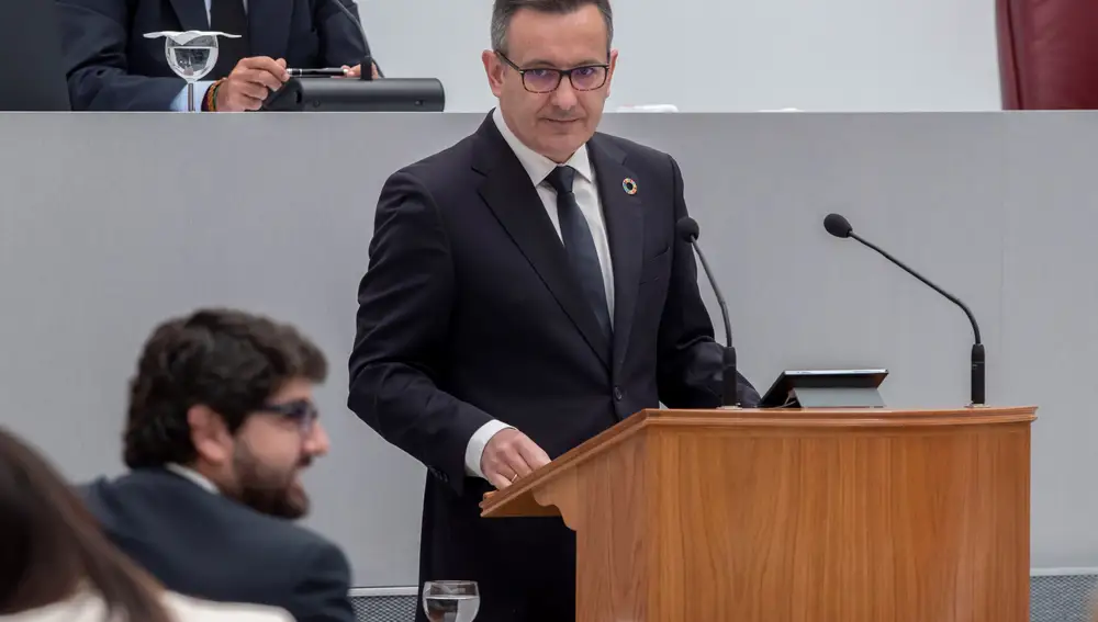 El portavoz parlamentario del PSOE, Diego Conesa