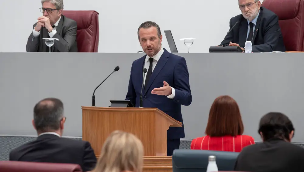 El portavoz del Grupo Parlamentario Popular, Joaquín Segado