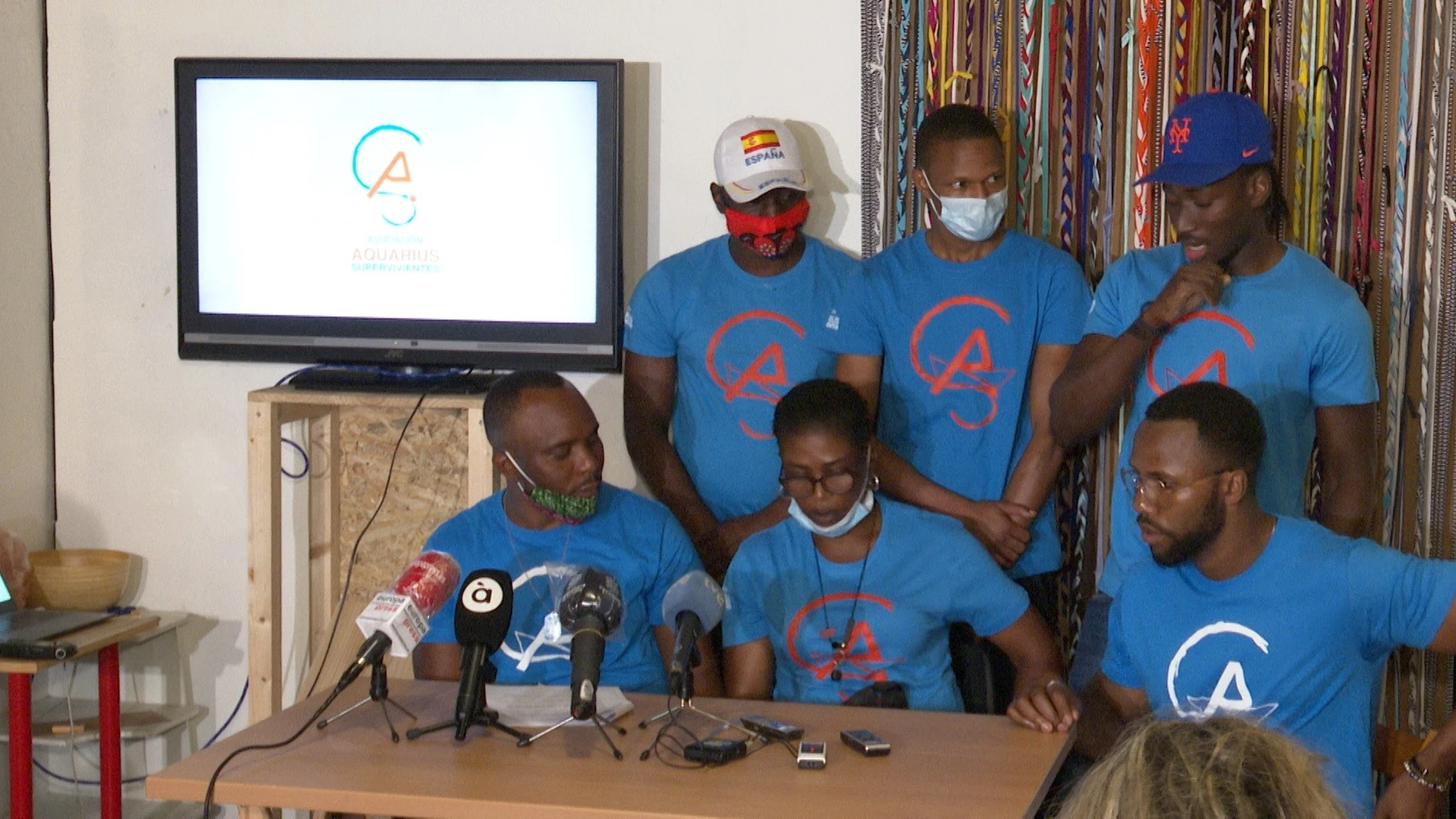 Los migrantes del Aquarius piden al Gobierno que no los "olvide" y regularice su situación: "No podemos respirar"