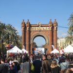 Un acto de la Plataforma per la Llengua en Barcelona