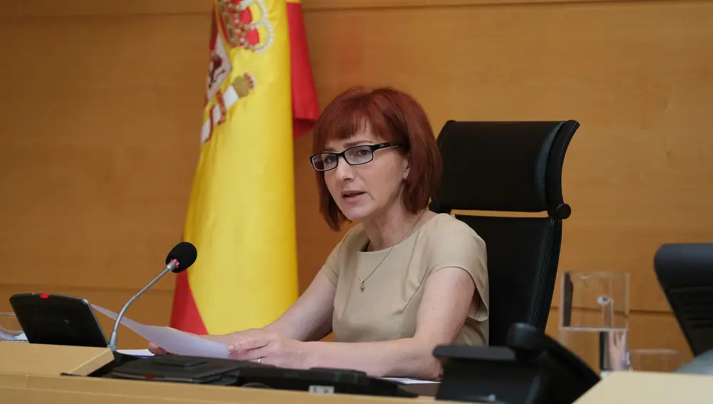 Mercedes Pérez, directora general de Profesionales de la Gerencia Regional de Salud, comparece en la Comisión de Sanidad