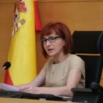 Mercedes Pérez, directora general de Profesionales de la Gerencia Regional de Salud, comparece en la Comisión de Sanidad