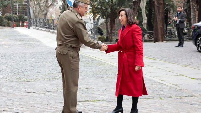 El JEME y la ministra de Defensa, el pasado enero