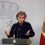 Fernando Simón, durante una de sus comparecencias