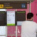 Salida de la terminal de llegadas de la T3 del aeropuerto de Málaga Costa del Sol