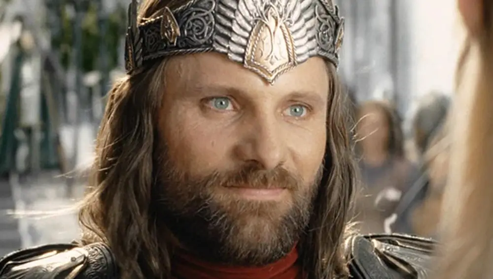 En la trilogía de &quot;El señor de los anillos&quot;, Mortensen interpreta el genuino Aragorn