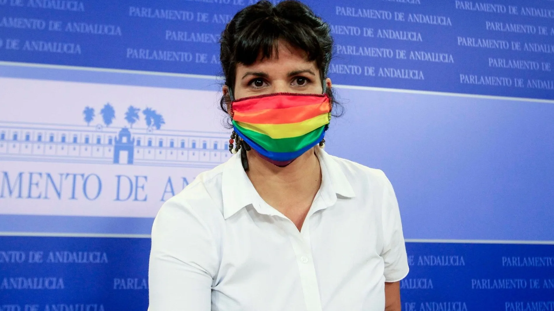 La presidenta del Grupo Parlamentario de Adelante Andalucía, Teresa Rodríguez